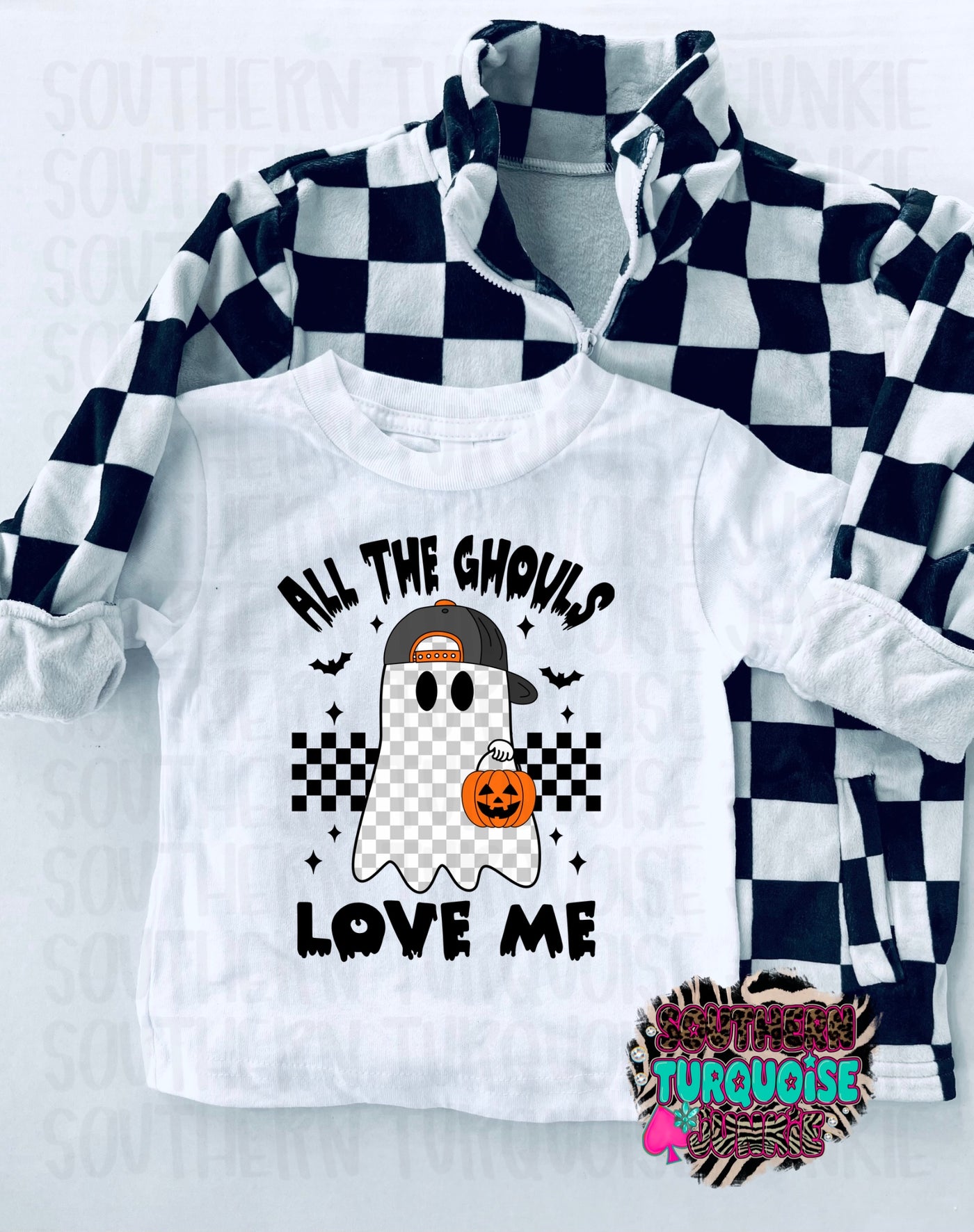 ALL THE GHOULS LOVE ME GHOST TEE