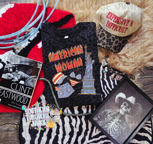 AMERICAN WOMAN TEE