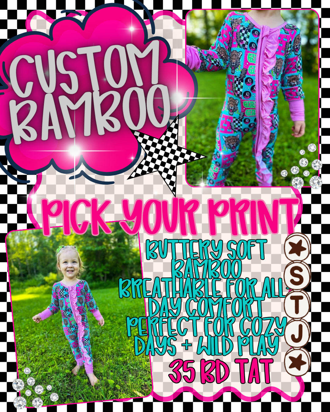 BAMBOO PICK YOUR PRINT PRE ORDER