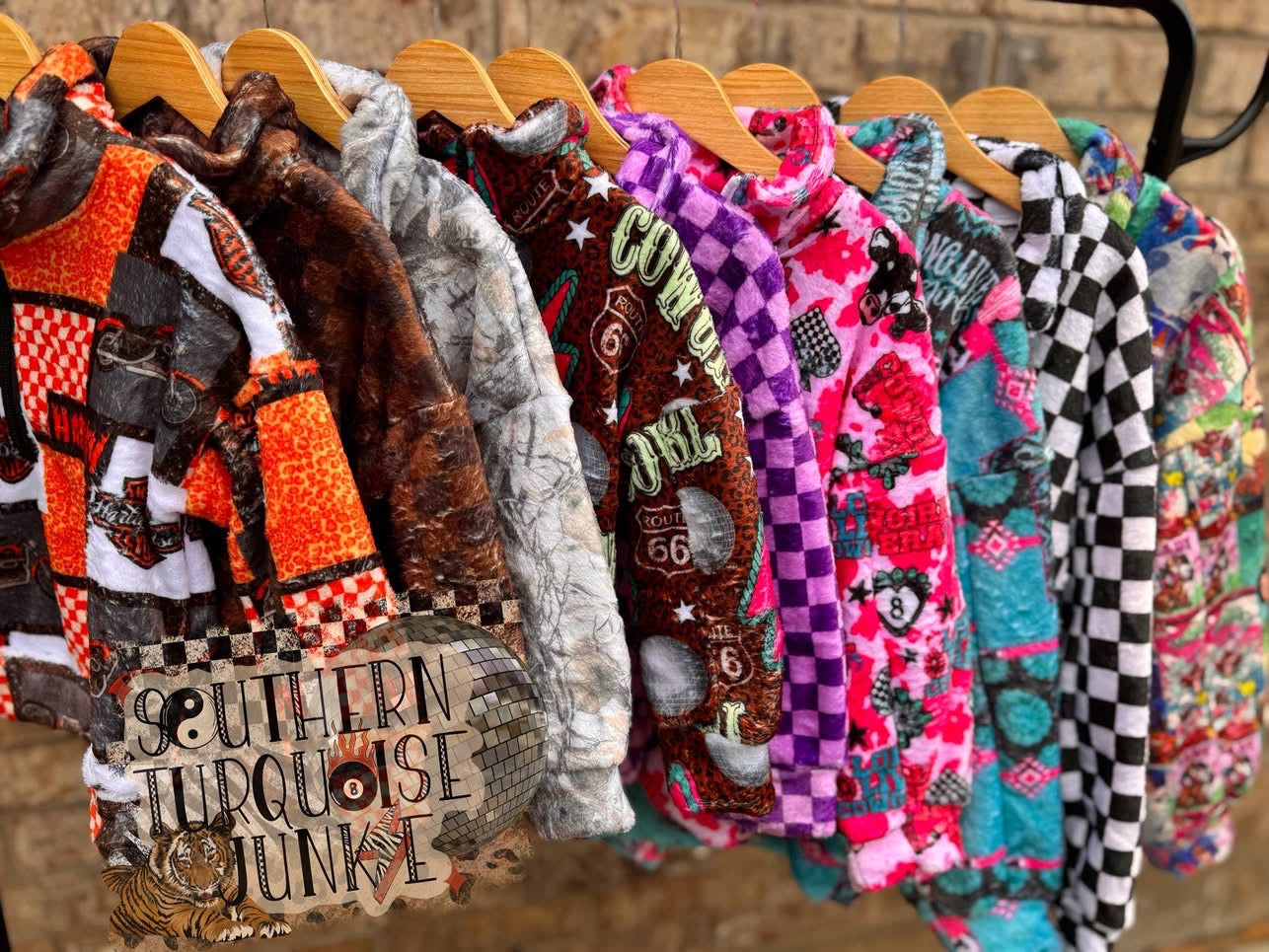 PICK YA PRINT PLUSH PULL OVER JACKET- BOUTIQUE PRE ORDER
