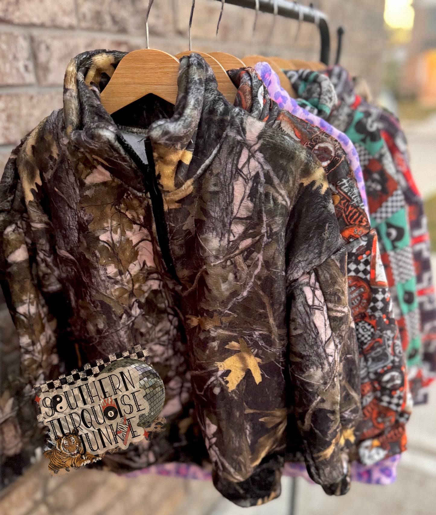 PICK YA PRINT PLUSH PULL OVER JACKET- BOUTIQUE PRE ORDER