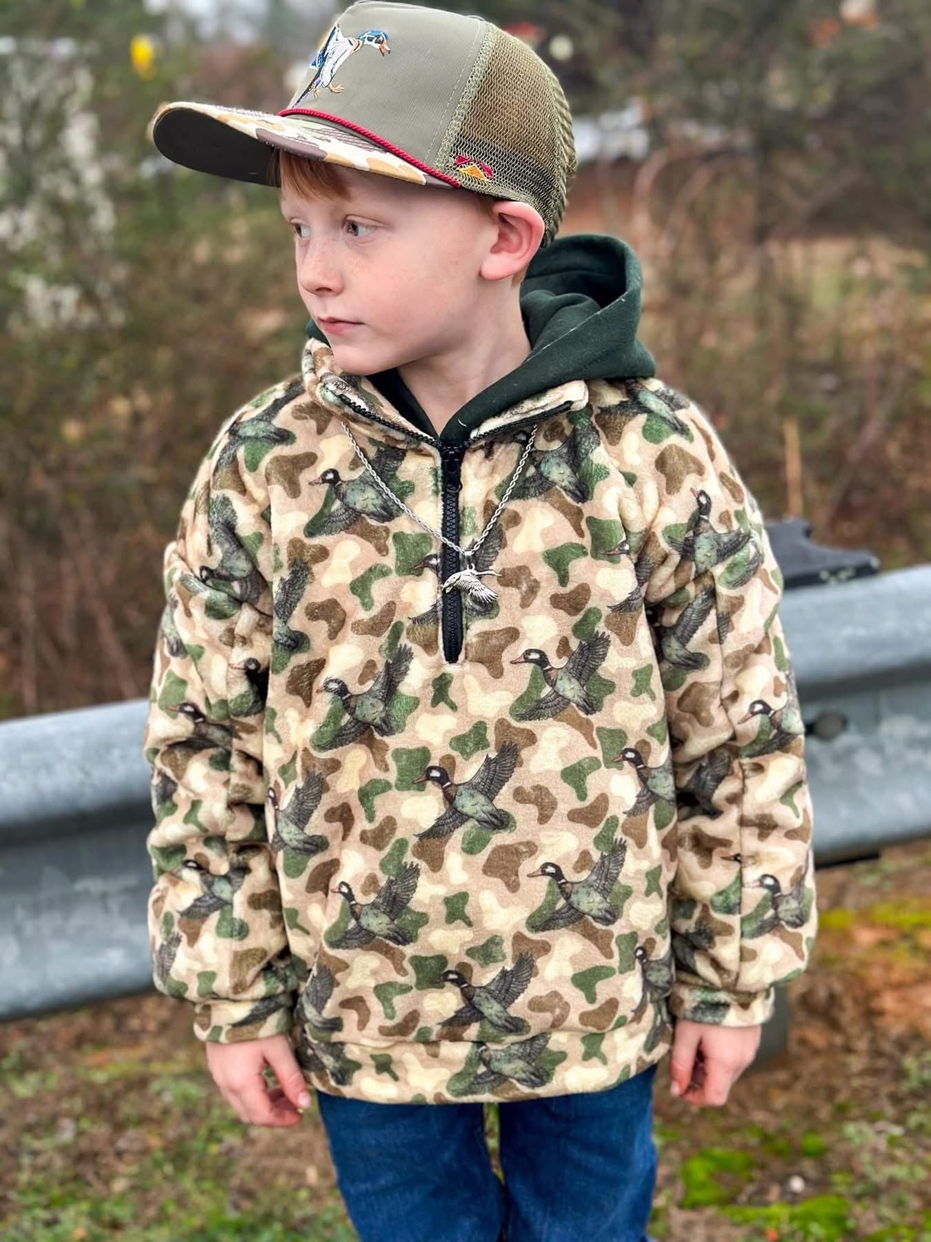 PICK YA PRINT PLUSH PULL OVER JACKET- BOUTIQUE PRE ORDER