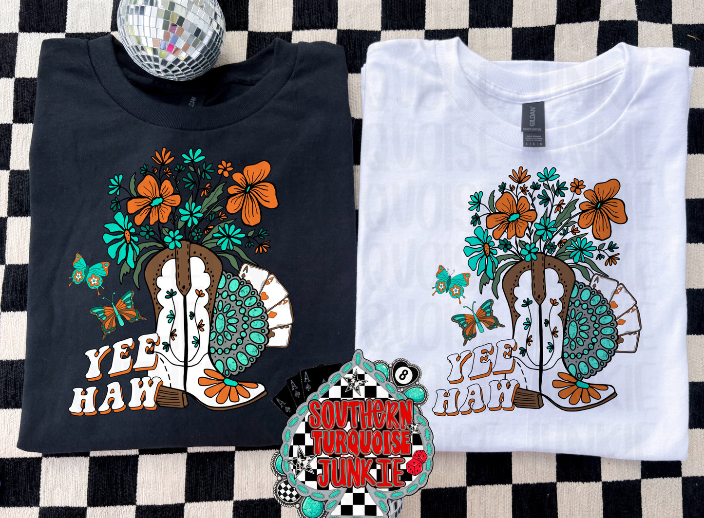 YEEHAW BOOTS TEE