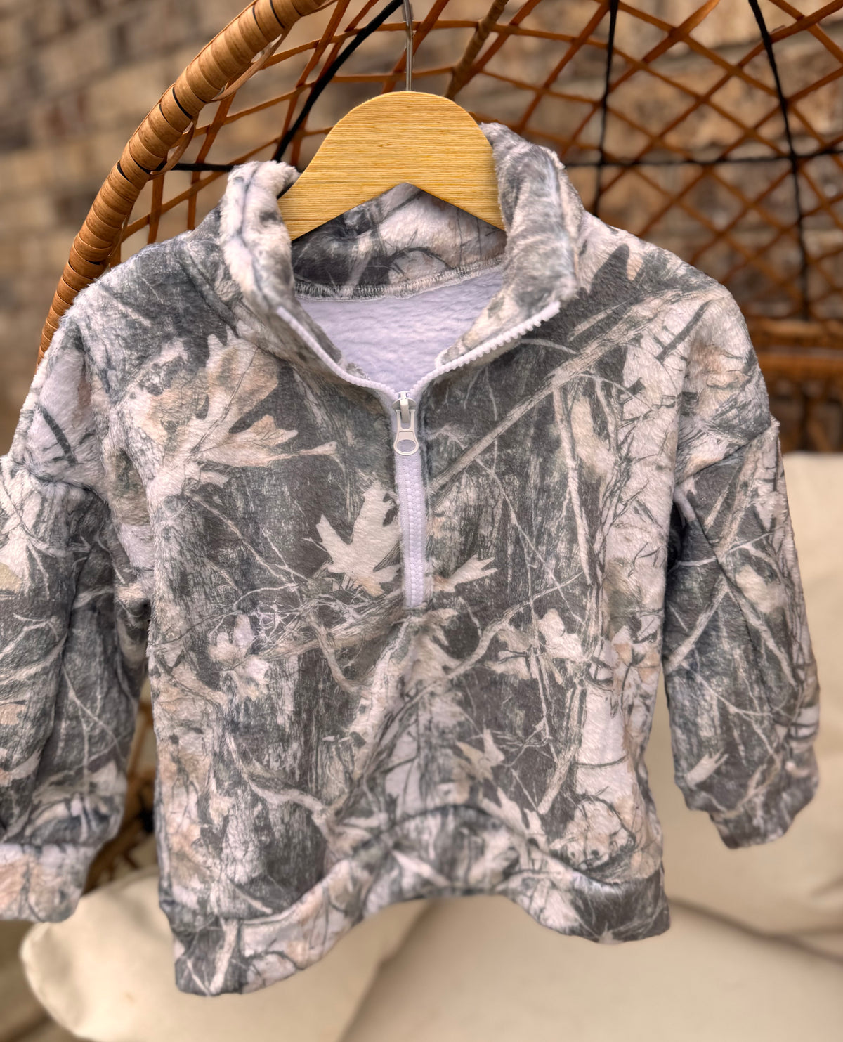 PICK YA PRINT PLUSH PULL OVER JACKET- BOUTIQUE PRE ORDER