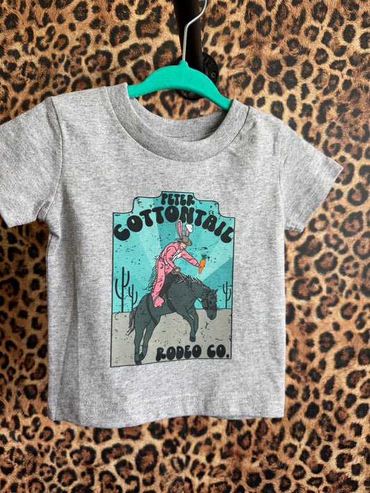 6MONTHS Peter Cottontail tee pink or gray